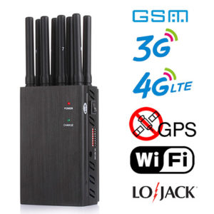 8 Bands Handheld Jammers 2G 3G 4G GPS WIFI LOJACK
